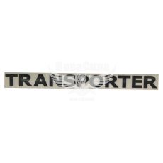 Наклейка з написом TRANSPORTER 30х2,8 чорна
