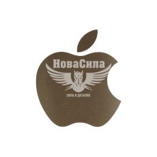 Наклейка Айфон (золотая) 9,5х9,5