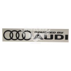 Наклейка з написом AUDI 29х5 чорна