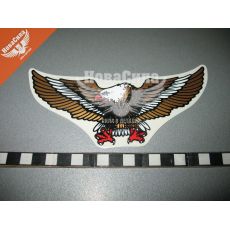 Наклейка Орел (крила в бік) (мідний) 17х8
