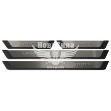 Накладка на пороги BMW (E39) з96-03р.в. хром. (DD)