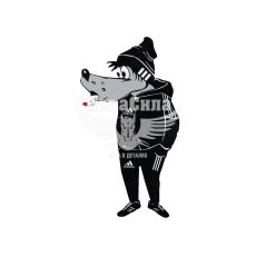 Наклейка Ну Погоди Вовк 19х6