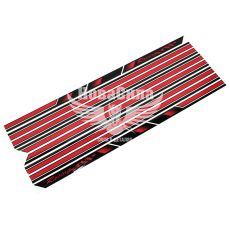 Наклейка вокруг авто с надписью Racing (красная.) 400х3,5