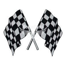 Наклейка Прапорці (шашка) 11,5х9