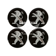 Наклейка Peugeot на ковпаки (силікон) діам. 5х5