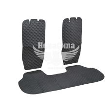 Накидки на сидіння (Polytep) алькантара зад. червона нитка (к-т.-2шт.)