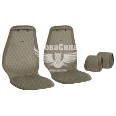 Накидки на сидіння (Beltex) преміум перед. New York (к-т.-2шт.) бежеві