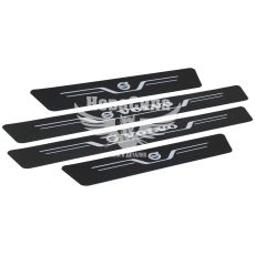 Наклейка на пороги карбон Volvo кт. 4шт. 55х7 передние, 35х7 задние (New)