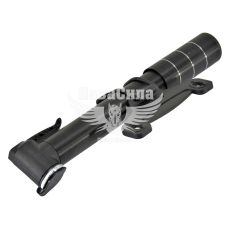 Насос велосипедний (Greys) алюмінієвий корпус, металева ручка (21x150мм.)