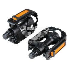 Педалі велосипедні чорні (Greys) поліпропілен 380гр. (98x68x23мм)