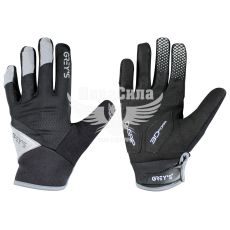 Рукавиці (Greys) M довгі пальці, гелеві вставки чорні