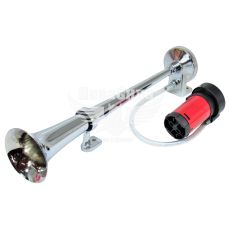 Сигнал повітряний 12V 1 тр. хром (Elegant) 450мм.