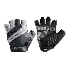 Рукавиці (Greys) M короткі пальці, гелеві вставки чорні/сірі GR18352