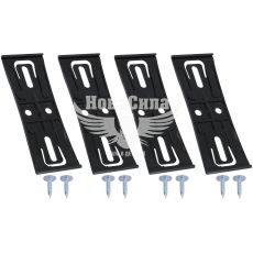 Рамка номерного знаку невидима (Red Hill) чорна кт. на 2 номери (безрамочна)