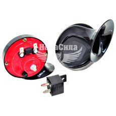 Сигнал улитка (Elegant) 12V красный