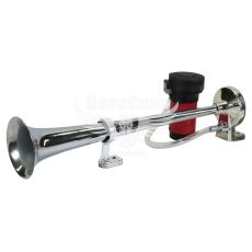 Сигнал повітряний 12V 1 тр. хром (Сонар) 450мм. 650Гц