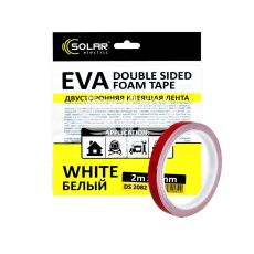 Скотч двохстор. 12мм. 2м. (Solar) EVA (белый)