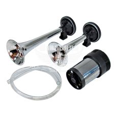 Сигнал повітряний 12V 2 тр. хром (Elegant)