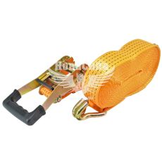 Трос-ремінь стяжний 6т.10м. (Belauto) (трос+мех.)