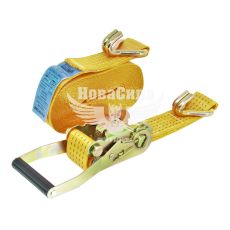 Трос-ремінь стяжний 5т.8м. (Belauto) (трос+мех.)