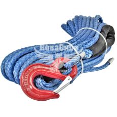 Трос для лебідки 11мм. 26м. синтетичний (Belauto) (підсилений крюк)