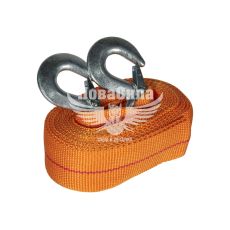 Трос буксира 5т. 4,5м. крюк (Vortex)