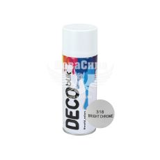 Фарба-спрей (Deco Blik) Срібний хром 400мл.