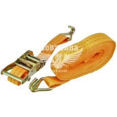 Трос-ремінь стяжний 2т.8м. (Belauto) (трос+мех.)