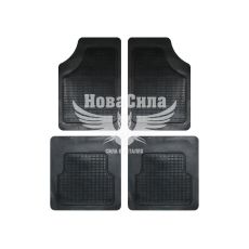 Универсальные автоковрики в салон (Polytep) Akcent 4шт. (резиновые)