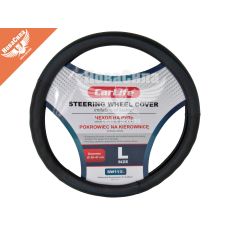Чехол руля L черный 39-41см. (CarLife)