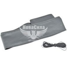 Чохол руля (опльотка) шкіра (CarLife) вантаж. 47-49см. (Mercedes Benz)