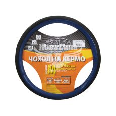 Чохол руля M синій 37-39см. (Lavita) (перфорований)
