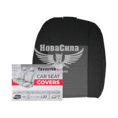 Чохли на сидіння (Favorite) Renault Trafic з13р.в. чорні (Opel Vivaro) 6 місць
