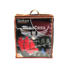 Чохли на сидіння (майки) (Beltex) Унів. перед.+зад. гранат Delux (к-т.-4шт.)