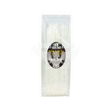 Хомут пластиковий білий 3,6х250 (Zollex) (уп. 100шт.)