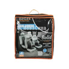 Чехлы на сиденья (майки) (Beltex) Унив. перед+зад. черные Bolid (к-т.-4шт.)