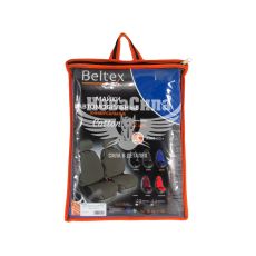 Чехлы на сиденья (майки) (Beltex) Унив. перед. синие Cotton (к-т.-2шт.)