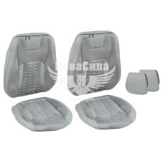 Чохли на сидіння (Beltex) 3D перед. Montana (к-т.-2шт.) сірі