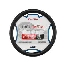 Чохол руля L чорний 39-41см. (CarLife) SW140L