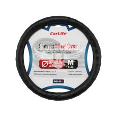 Чехол руля M черный 37-39см. (CarLife) SW143M
