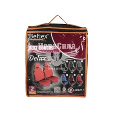 Чехлы на сиденья (майки) (Beltex) Унив. перед. гранат Delux (к-т.-2шт.)