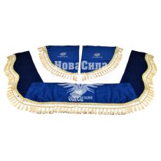 Шторка лобового і бокових вікон Volvo синя (Україна) (ламбрекен)