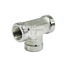 Швидкороздільне зєднання (перехідник) з внутр. різьбою 1/4-1/4-1/4мм. (Intertool) (трійник)