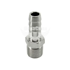 Швидкороздільне зєднання (перехідник) з зовн. різьбою 1/4 на шланг 10мм. (AirKraft)