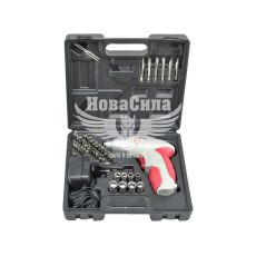 Шуруповерт акумуляторний (Intertool) 3.6V. 180об/хв. 600мАч.