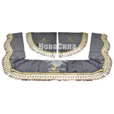 Шторка лобового і бокових вікон Renault сіра (Україна) (ламбрекен)