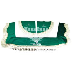 Шторка лобового і бокових вікон Renault зелена (Україна) (ламбрекен)