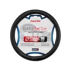 Чехол руля M черный 37-39см. (CarLife) SW140M