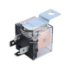 Реле в блок пре. 5320-Камаз 4-кон. 40А, 24V (Skadi) прозрачное (с кроншт.)