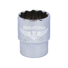Головка торцева низька дванадцятигранна 1/2 26мм. (Toptul)